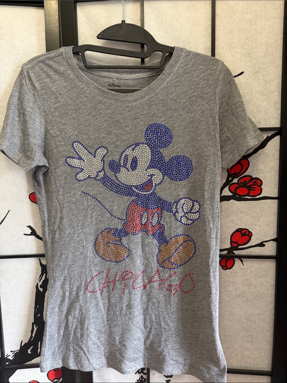 Vintage Disney StoreTee with Gem Mickey Graphic “Chicago”